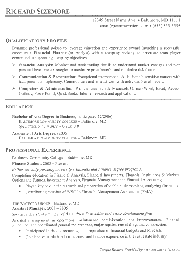 What to include on a resume for a college student